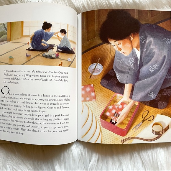 VTG 1997 Kids Book, Little Oh, Japanese Folktale, HC / DJ - Picture 3 of 7